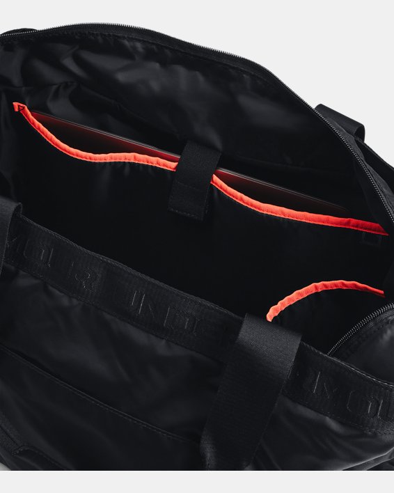 Women's UA Essentials Signature Tote Bag, Black, pdpMainDesktop image number 6